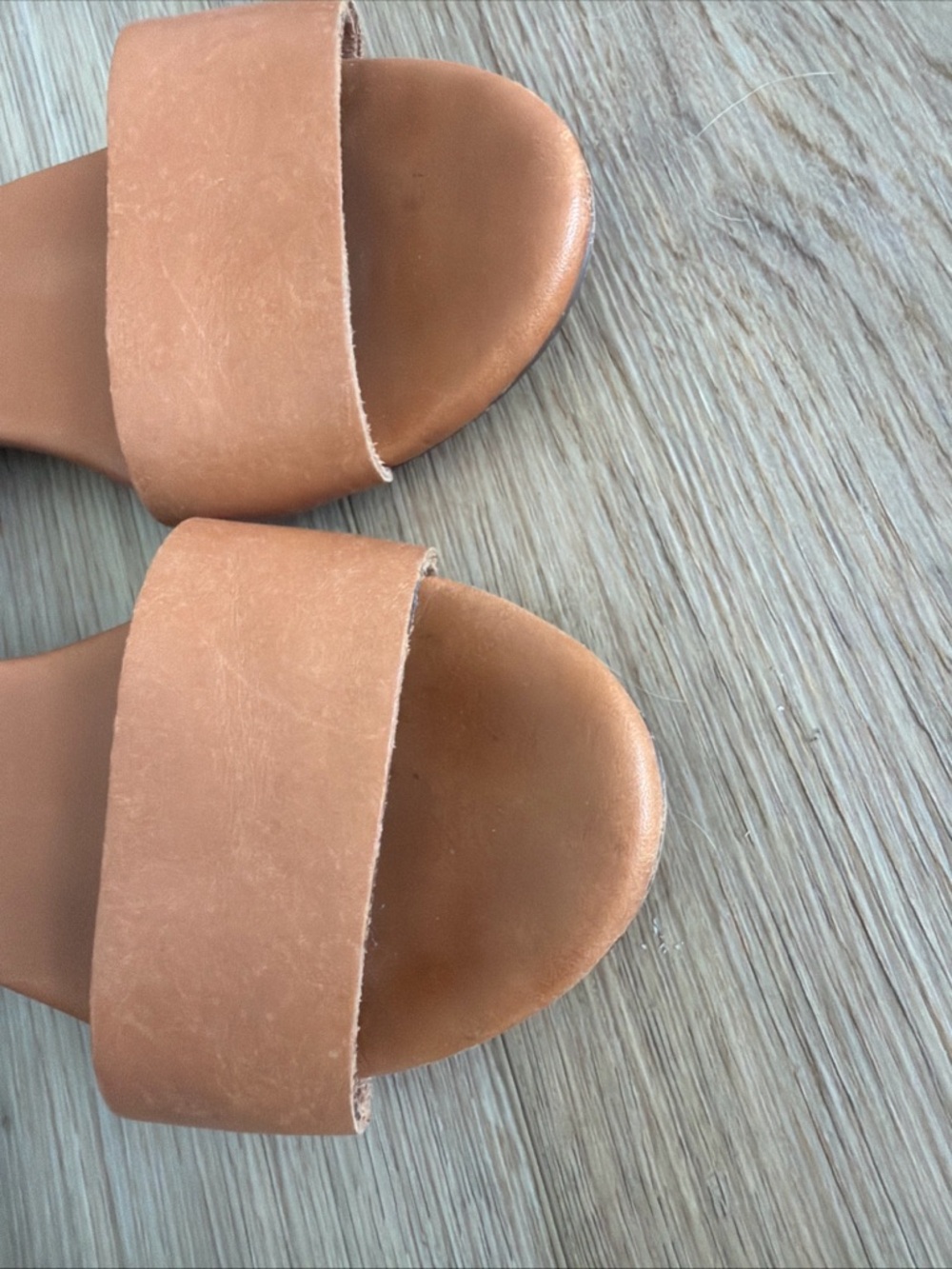 Madewell Women's Two-Tone Ankle-Strap Sandals in Tan and Black - Picture 3 of 6